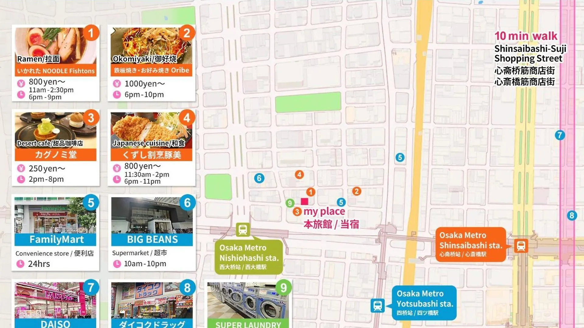 Apartament Anastasia Shinmachi - Vacation Stay 82797 Osaka